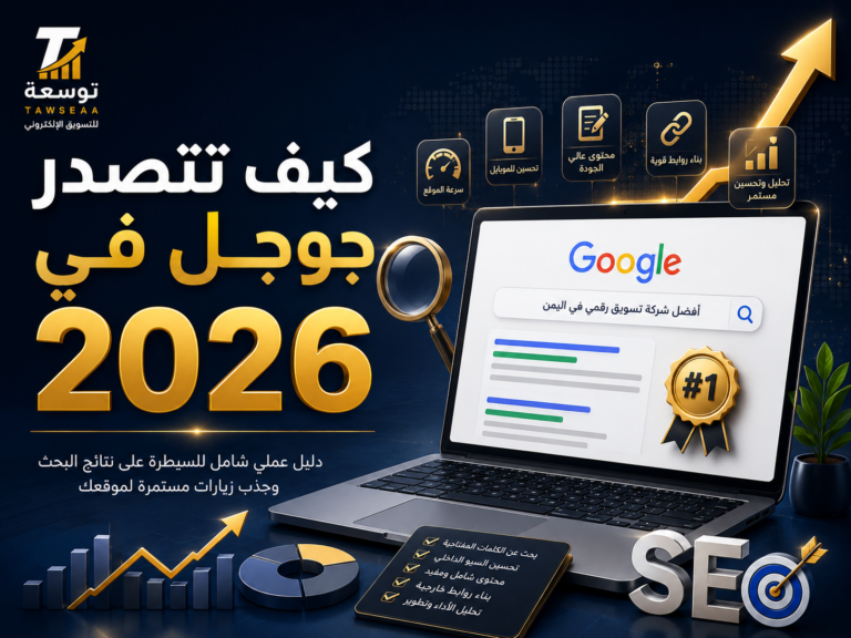 كيف تتصدر جوجل في 2026